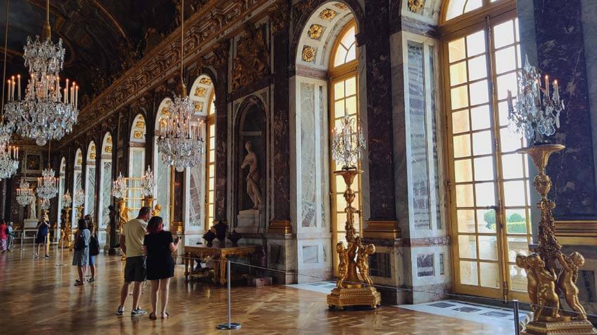 salon de los espejos palacio de versalles