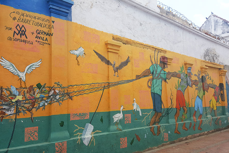 mural anta marta colombia