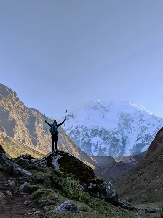 Salkantay trek por libre dia dos