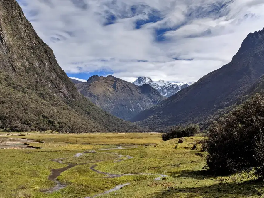 Camino a Vaquería. Santa Cruz Trek