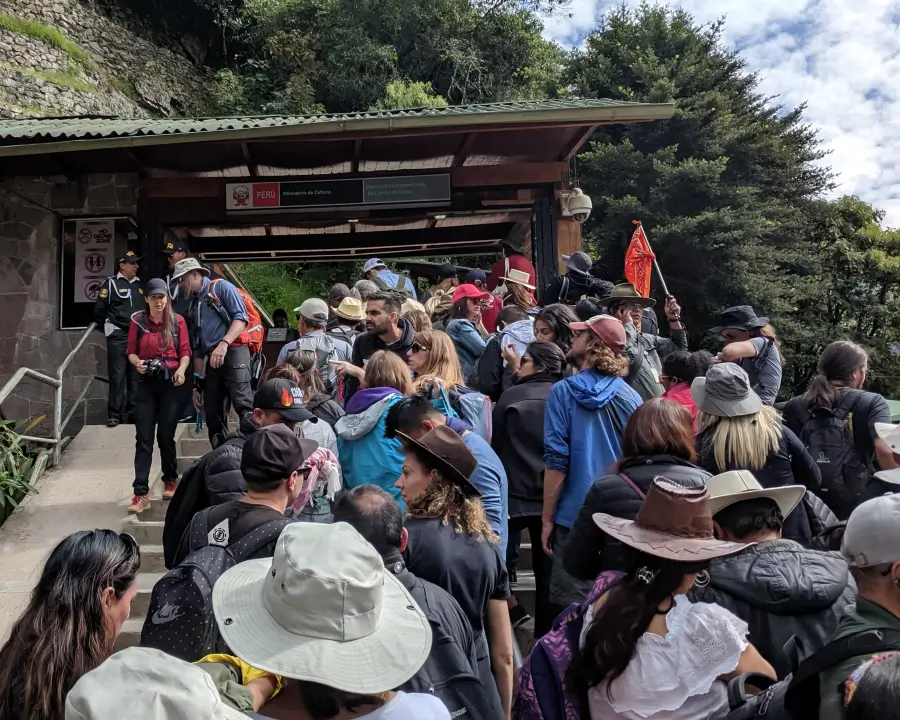 entrada a Machu Picchu