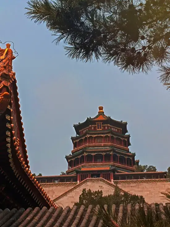 torre fragancia buda palacio de verano