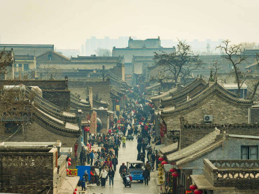 vistas muralla pingyao
