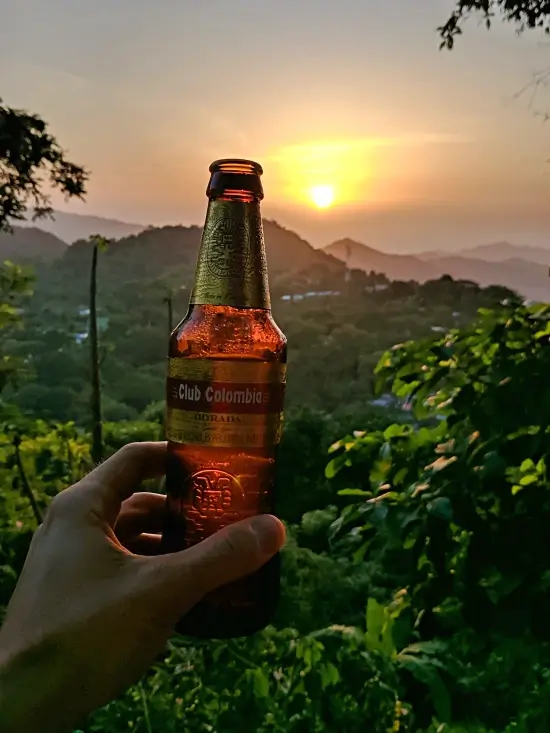 atardecer minca colombia