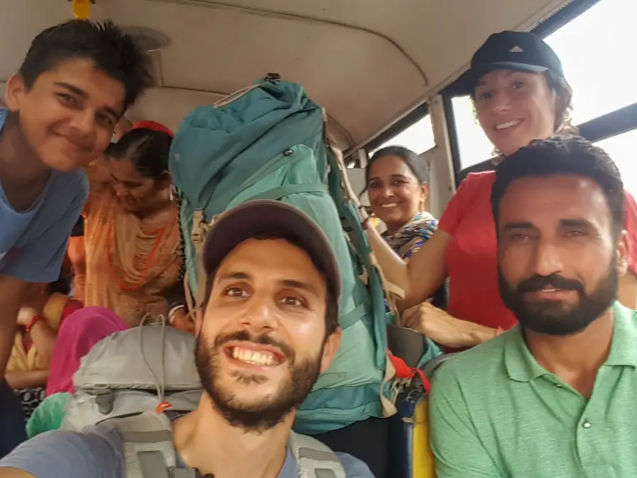 bus al templo dorado india