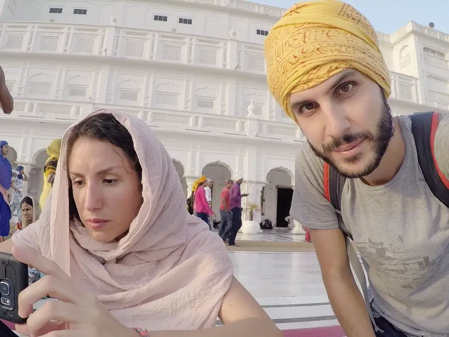 entrada templo dorado india