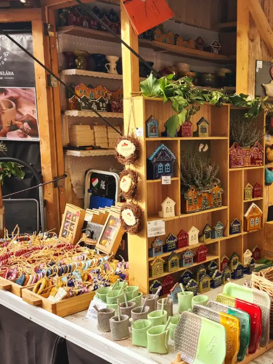 Plaza Vorosmarty budapest en navidad