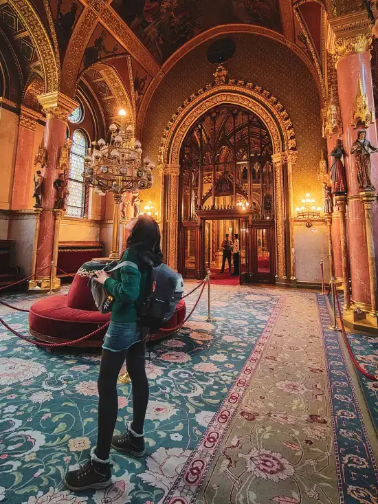 salon antigua camara alta parlamento budapest