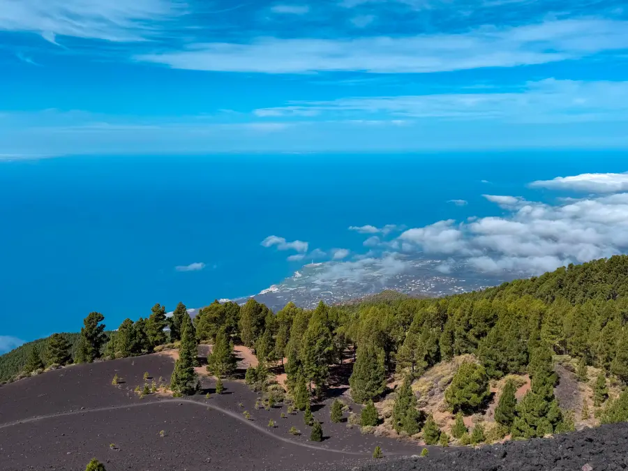 Vistas desde la Ruta de los Volcanes