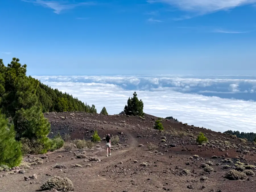 Ruta de los Volcanes en la isla de la Palma