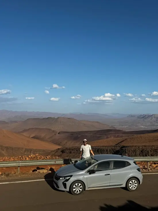 carretera tranquila atlas marroqui