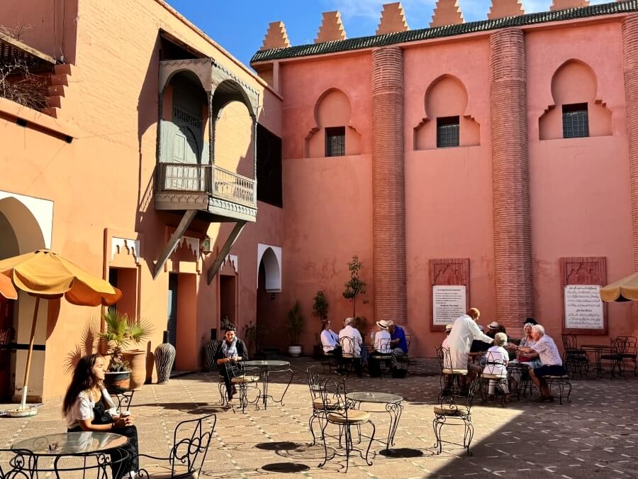 Terraza del Museo de Marrakech
