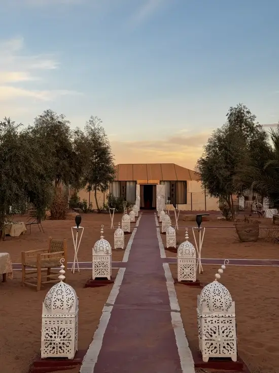 campamento desierto merzouga