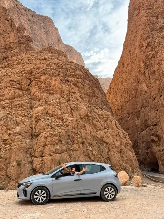 coche gargantas del todra marruecos