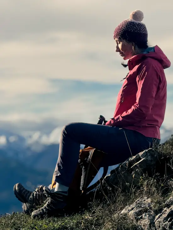 equipo de senderismo