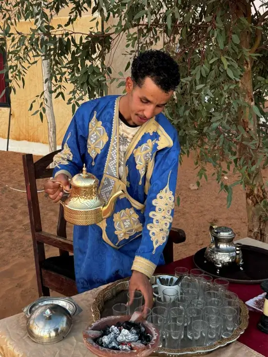 te de menta campamento desierto merzouga