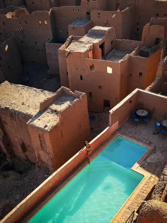sur de marruecos en coche kasbah