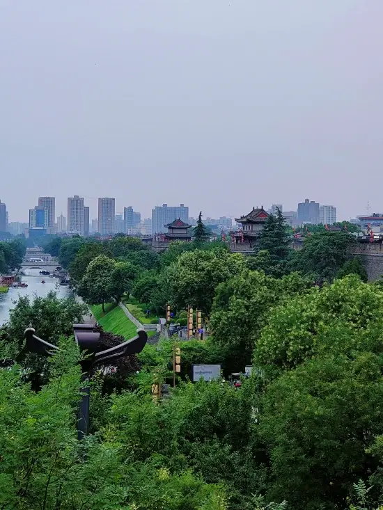 paseo sur muralla shaanxi