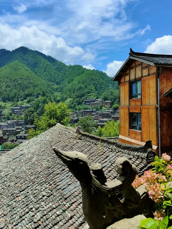 tejados casas tradicionales xijiang guizhou