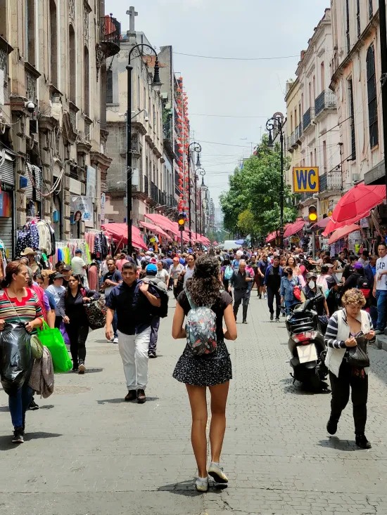 calles centro historico ciudad de mexico