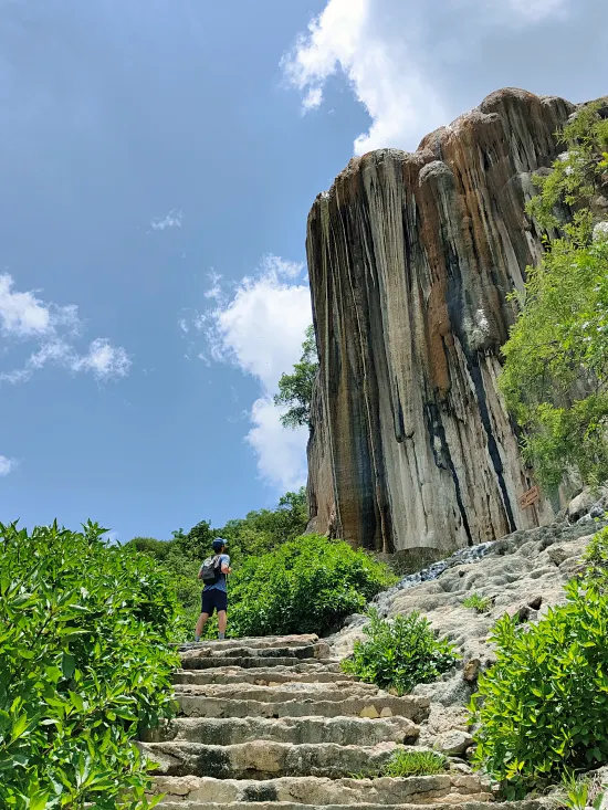 hierve el agua cascadas de piedra mexico