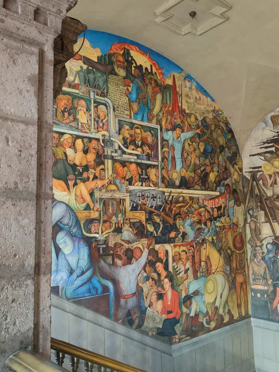 murales palacio nacional ciudad de mexico