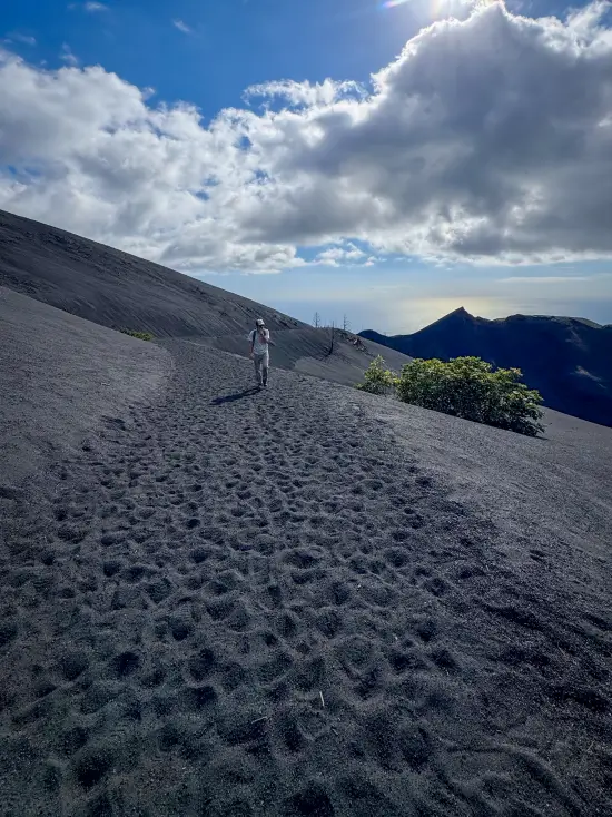 ruta nuevo volcan de la palma