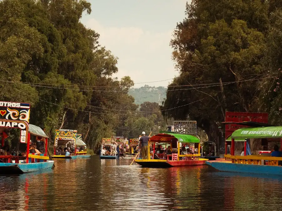xochimilco trajineras ciudad de mexico