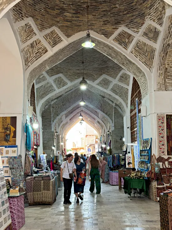 bazares cubiertos bukhara trading domes