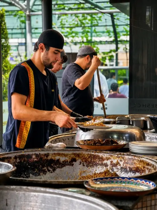 donde comer plov en tashkent besh qozon uzbekistan