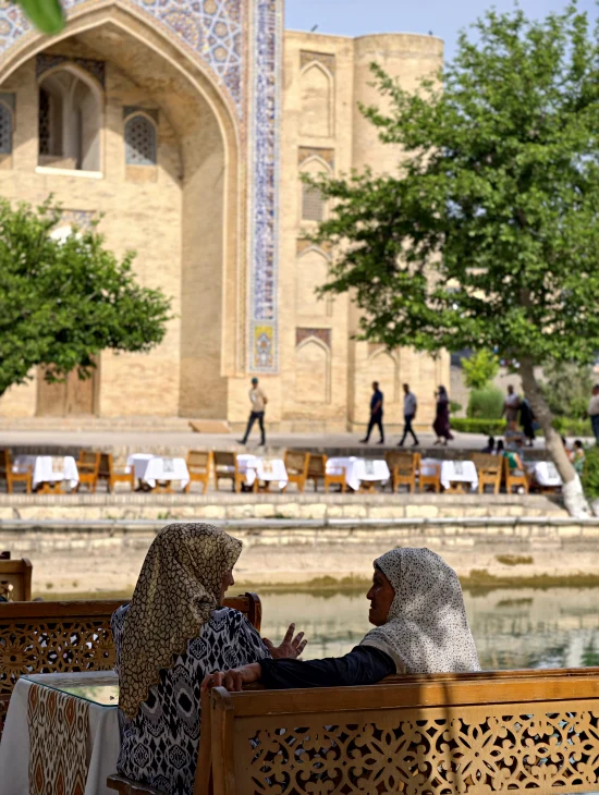 lyabi hauz bukhara uzbekistan