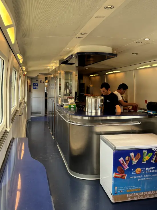 Vagon tren uzbekistan