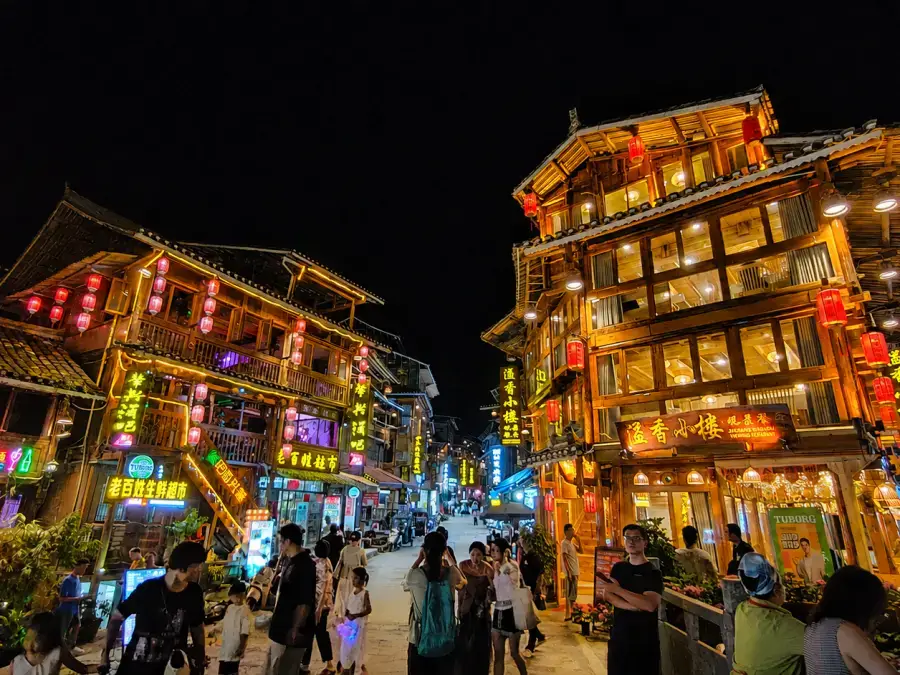 alojamientos en china por la noche