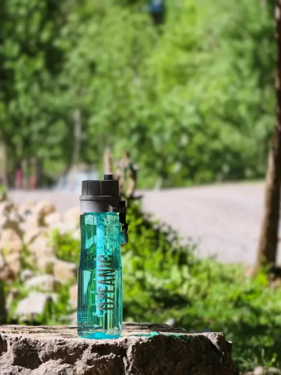botella potabilizadora agua rutas trekking senderismo
