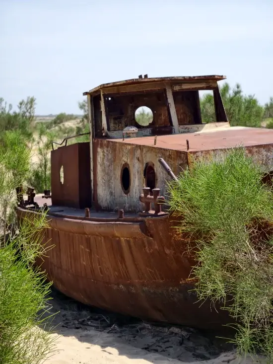 catastrofe del mar de aral uzbekistan