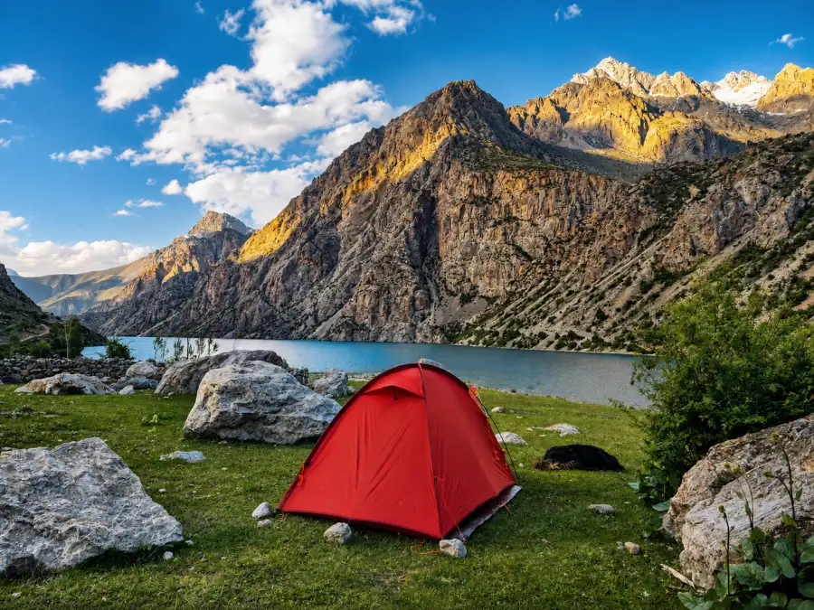 donde acampar siete lagos tayikistan