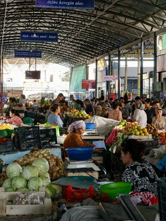 mercados uzbekistan
