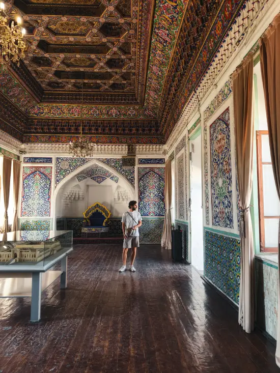 Interior del palacio de Kokand