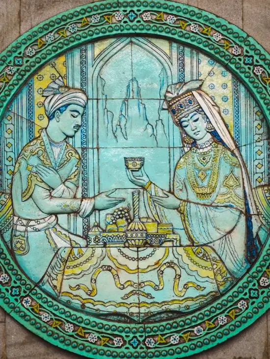 Paneles de cerámica, Alisher Navoi 