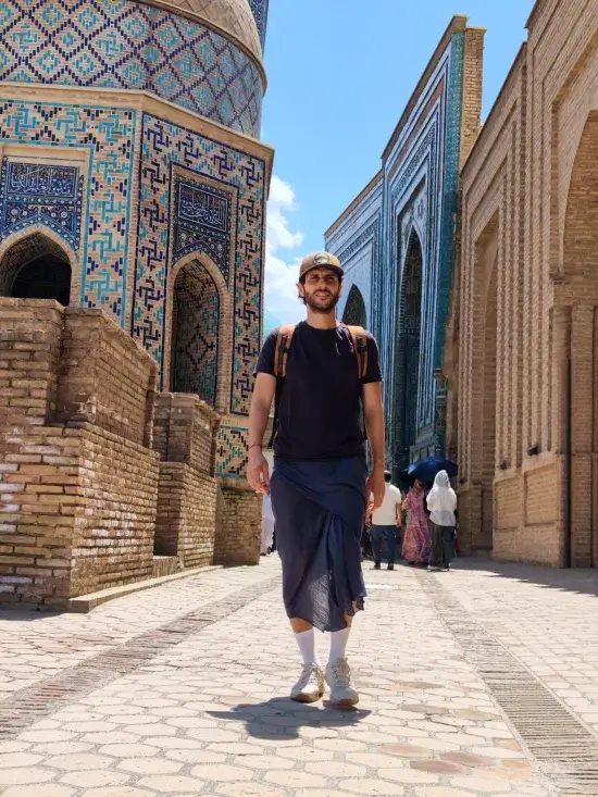 como vestir en uzbekistan samarcanda