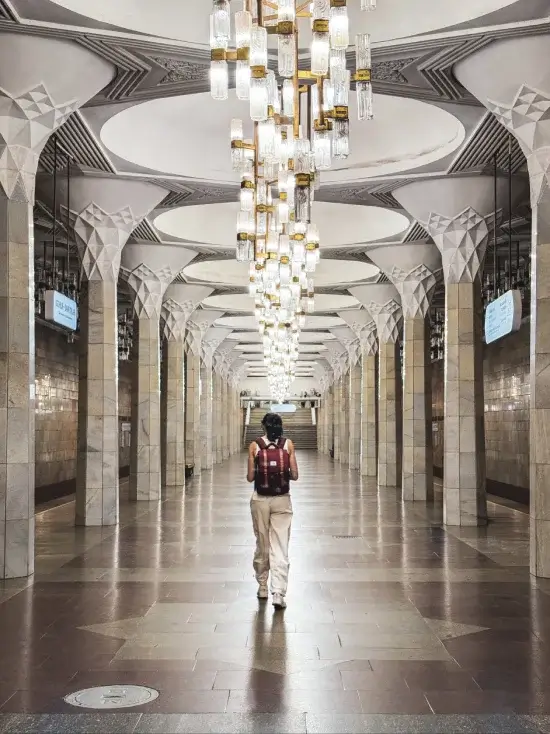 estaciones mas bonitas del metro de tashkent