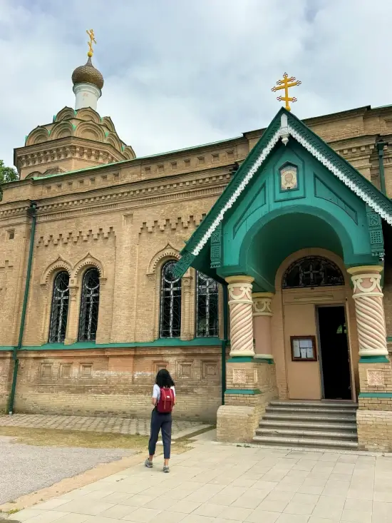 iglesia ortodoxa barrio ruso uzbekistan